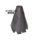 FOR  MAZDA 3 2003-2009 GEAR GAITER SHIFTER BOOT BLACK LEATHER 