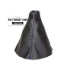 HONDA S2000 1999-2003 GEAR GAITER SHIFT BOOT BLACK LEATHER RED STITCHING