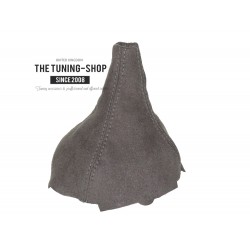 FOR MITSUBISHI COLT LANCER MIRAGE 95-03 GEAR GAITER DARK GREY LEATHER SHIFT BOOT NEW