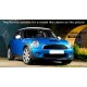 FOR BMW MINI COOPER R55 R56 R57 GEAR HANDBRAKE GAITER LEATHER BLUE STITCH