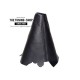 HONDA S2000 1999-2003 GEAR GAITER SHIFT BOOT BLACK LEATHER RED STITCHING