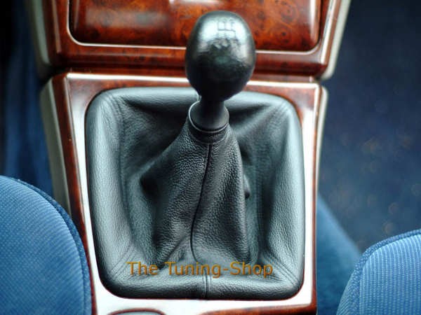 Black stitch Fits Honda CRV 2006-2012 gear gaiter cuir véritable shift boot