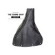 FOR RENAULT SCENIC MK2 03-08 GEAR GAITER SHIFT BOOT BLACK LEATHER