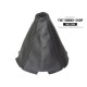 FOR  MAZDA RX-8 RX8 GEAR GAITER SHIFT BOOT BLACK LEATHER