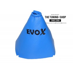 Mitsubishi Lancer Evolution X 6 SPEED 2007–2014 GEAR GAITER RED LEATHER EVO X Embroidery