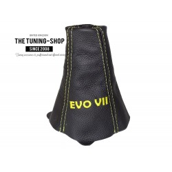 FOR MITSUBISHI LANCER EVO VII 01-03 GEAR GAITER LEATHER BOOT BLUE VII EMBROIDERY