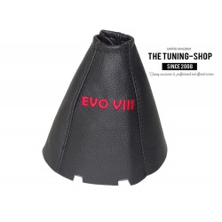 FOR MITSUBISHI LANCER EVO VIII 03-05 GEAR GAITER LEATHER BOOT RED ST