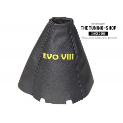 FOR MITSUBISHI LANCER EVO VIII 03-05 GEAR GAITER LEATHER BOOT BLUE EMBROIDERY