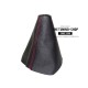 FOR  MAZDA 3 2009-2013 GEAR GAITER SHIFTER BOOT BLACK LEATHER 