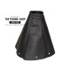FOR TOYOTA SUPRA MKIV 93-02 GEAR GAITER SHIFT BOOT BLACK LEATHER