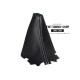 FOR CADILLAC CTS 2003-07 AUTOMATIC GEAR GAITER BLACK LEATHER BLUE STITCHING