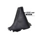 FOR CADILLAC CTS 2003-07 AUTOMATIC GEAR GAITER BLACK LEATHER BLUE STITCHING