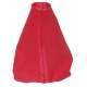FOR CITROEN C2 GEAR GAITER SHIFT BOOT RED GENUINE LEATHER NEW