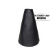 FOR CITROEN C2 GEAR GAITER SHIFT BOOT BLACK GENUINE LEATHER RED STITCHING