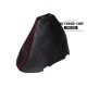 FOR BMW Z4 E85 E86 manual GEAR GAITER BLACK LEAER RED STITCHING