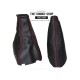 FOR CHEVROLET OPTRA 2002-09 LEATHER GEAR & HANDBRAKE GAITER SHIFT BOOT 