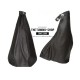 FOR  FIAT COUPE GEAR GAITER / SHIFT BOOT BLACK LEATHER NEW