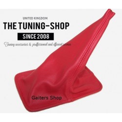 FOR  TOYOTA CELICA 90-93 GEAR GAITER RED LEATHER