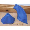 MAZDA MX-5 MX5 MIATA 89-03 SET OF GAITERS BOOTS BLUE LEATHER