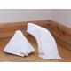 MAZDA MX-5 MX5 MIATA 89-03 SET OF GAITERS BOOTS WHITE LEATHER