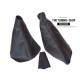 FOR RENAULT LAGUNA MK2 01-04 LEATHER GEAR GAITER AND GEAR KNOB COVER 5 SPEED 