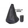 FOR RENAULT LAGUNA MK2 01-04 LEATHER GEAR GAITER AND GEAR KNOB COVER 5 SPEED 