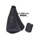 FOR RENAULT LAGUNA MK2 01-04 LEATHER GEAR GAITER AND GEAR KNOB COVER 6 SPEED BLUE STITCH