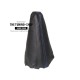 FOR TOYOTA URBAN CRUISR 2008-14 GEAR GAITER BLACK GENUINE LEATHER RED STITCHIG