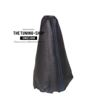FOR TOYOTA URBAN CRUISR 2008-14 GEAR GAITER BLACK GENUINE LEATHER RED STITCHIG