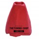 FOR  HONDA CIVIC MK8 SEDAN COUPE Si FA FD FG 06-11 GEAR GAITER SHIFT BOOT RED SUEDE