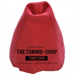 FOR  HONDA CIVIC MK8 SEDAN COUPE Si FA FD FG 06-11 GEAR GAITER SHIFT BOOT RED SUEDE