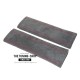 2 x SEAT BELT SHOULDERS PADS COVERS GENUINE ANTHRACITE SUEDE 