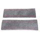 2 x SEAT BELT SHOULDERS PADS COVERS GENUINE ANTHRACITE SUEDE 
