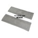 2 x SEAT BELT SHOULDERS PADS COVERS GENUINE GREY SUEDE 