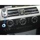 BMW E60 E61 CHROME A/C HEATER SURROUNDS RINGS SET NEW