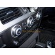 BMW E60 E61 CHROME A/C HEATER SURROUNDS RINGS BRUSHED ALUMINIUM NEW