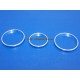 FOR VAUXHALL OPEL CORSA C 00-06 CHROME HEATER SURROUNDS TRIM RINGS SET NEW