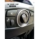 FOR BMW E60 E61 2003-2006 1 x CHROME SURROUND RING FOR LIGHTS SWITCH POLISHED ALUMINIUM NEW