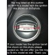 FOR BMW E60 E61 FACELIFT 2007-2010 1 x SURROUND RING FOR IGNITION SWITCH BRUSHED MATT ALUMINIUM NEW