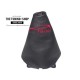 FOR FORD FIESTA Mk7 2008+ GEAR GAITER BLACK LEATHER NEW