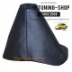 FOR  VW NEW BEETLE GEAR GAITER SHIFT BOOT BLACK LEATHER NEW