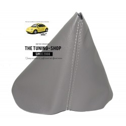 FOR  VW NEW BEETLE GEAR GAITER SHIFT BOOT GREY LEATHER