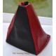 MG MGF 95-00 LEATHER GEAR GAITER SHIFT BOOT BLACK & RED NEW