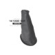 FOR TOYOTA YARIS SPORT 99-03 GEAR GAITER SHIFT BOOT BLACK LEATHER
