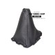 FOR TOYOTA AVENSIS MK3 2009-2014 T270 GEAR GAITER BLACK LEATHER