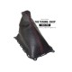 FOR FORD MUSTANG 2010-15 V6 GEAR GAITER WITH PLASTIC FRAME LEATHER