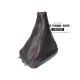 FOR SAAB 9-3 SS 2003+ GEAR GAITER LEATHER WITH PLASTIC FRAME 