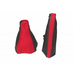 FOR VAUXHALL OPEL ASTRA G MK4 COUPE 1998-2005 GEAR & HANDBRAKE GAITER LEATHER & SUEDE