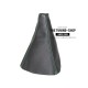 FOR RANGE ROVER P38 BLACK LEATHER GEAR GAITER TAN STITCHING