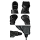 FOR MERCEDES CLA W117 2013-2018 GEAR KNOB + GEAR GAITER + PLASTIC FRAME LEATHER